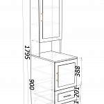 Чертеж Трюмо Карлос 013 BMS