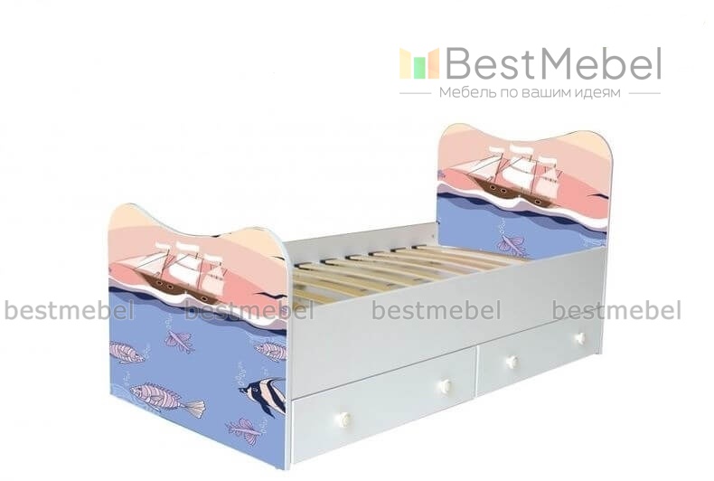 Кровать Парусник BMS