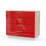 Комод красный BMS - Фото 6