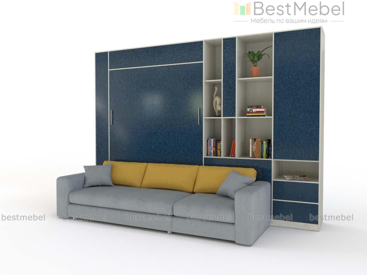 Шкаф-кровать с диваном Фокси Макс BMS - Фото