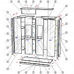 Схема сборки Шкаф 4-х дверный Ева-10 BMS