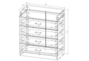 Распродажа - Комод  (800х940х430)