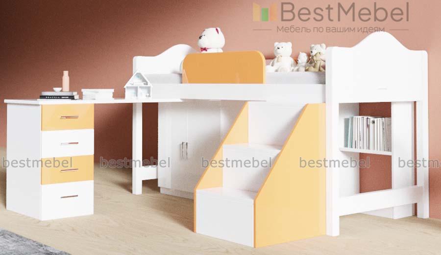 Кровать-чердак Лилия 2 BMS - Фото