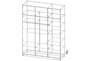Распродажа - Шкаф распашной Фарелл 52  (1800х2400х600)