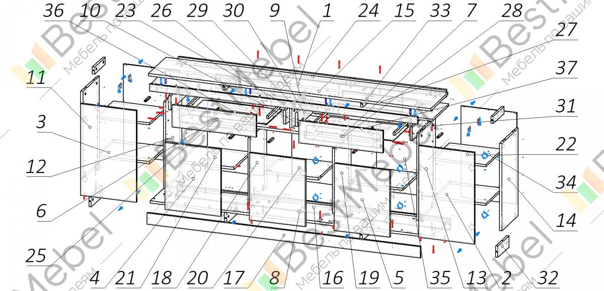 Схема сборки атланта. Комод Астера-7. Комод Астера-7 BMS. Комод Инфинити блеск 10 BMS. Комод Шайн 23 схема сборки.