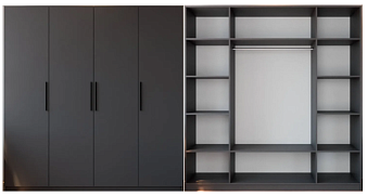 Распродажа - Распашной шкаф Вилета 4 (1800*2400*700) (1800х2400х700)