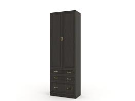 Распродажа - Шкаф Карлос 10 BMS(Бельевой отсек (4 полки) (2)) (700х2520х450)
