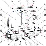 Схема сборки Мебельная стенка ВТ 10-05 BMS
