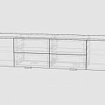 Чертеж Тумба под ТВ Эшта 23 BMS