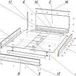 Схема сборки Кровать Ирма СТЛ.143.11 BMS