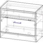Чертеж Тумба Т4 Арт мини BMS