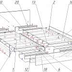 Схема сборки Кровать Марго 2D BMS