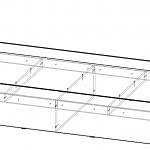 Чертеж Кровать Стандарт BMS