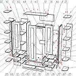 Схема сборки Распашной шкаф Паулина 30.2 BMS