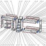 Схема сборки Трехъярусная кровать Миф 43.1.5 BMS