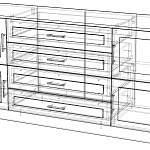 Чертеж Комод Карл-055 BMS