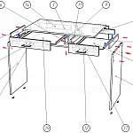 Схема сборки Стол для ноутбука Ким 6 BMS