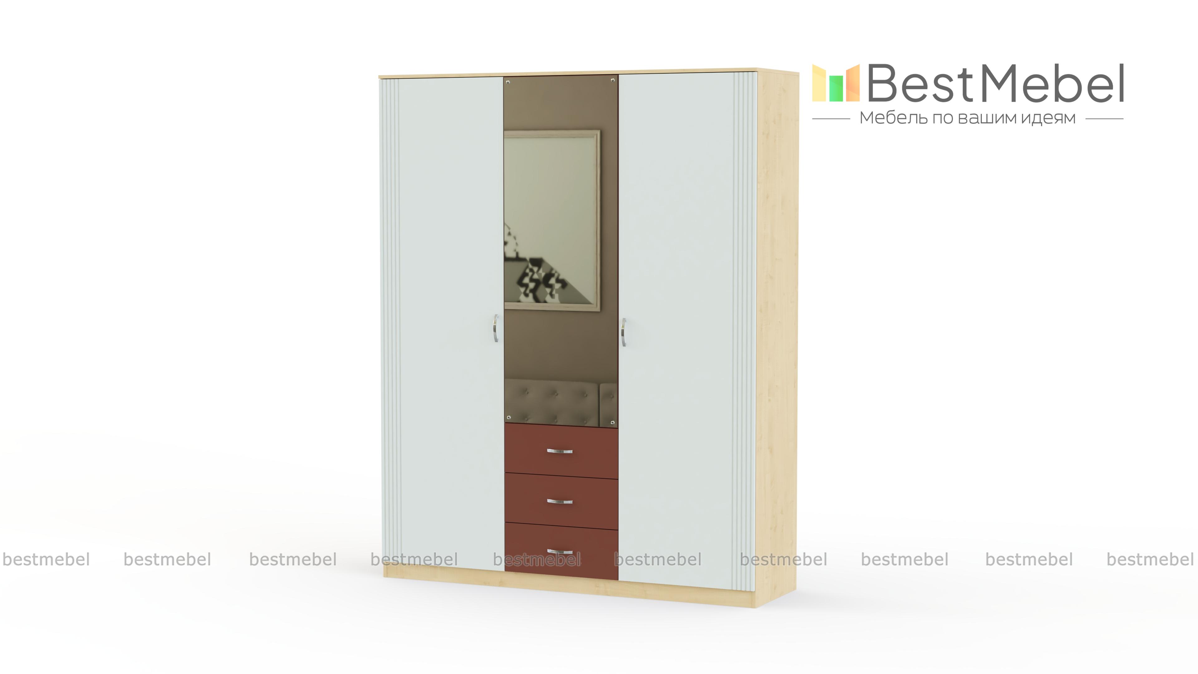 Шкаф распашной Диана К2 BMS - Фото