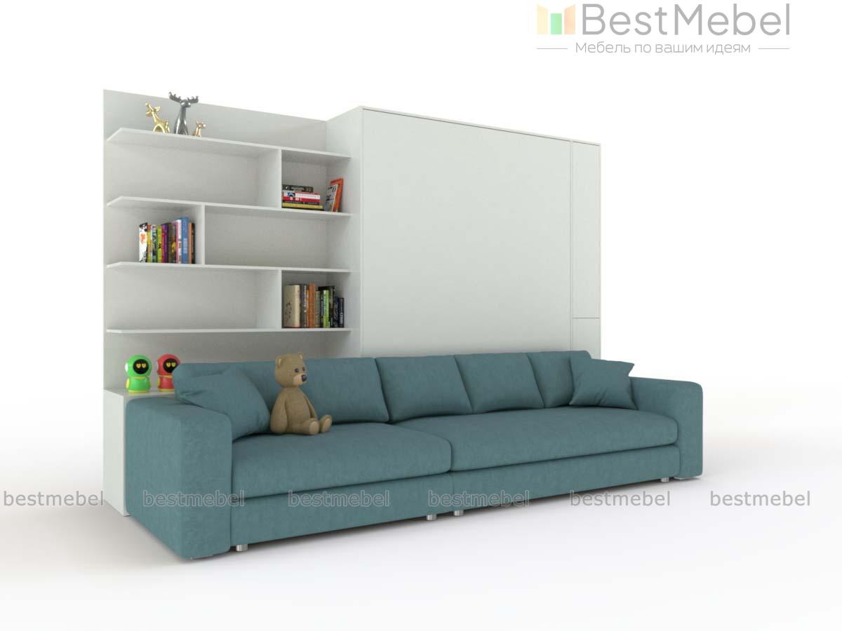 Шкаф-кровать с диваном Флора BMS - Фото