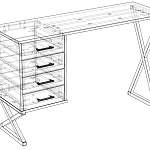 Стол компьютерный Билл 12 BMS