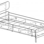 Чертеж Кровать Пингви Лайт 14 BMS