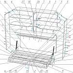 Схема сборки Шкаф-кровать трансформер Лето BMS