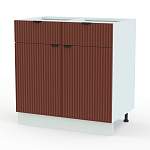 Шкаф нижний с 2-мя дверцами и 2-мя ящиками Альберт BMS - Фото 5