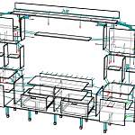 Схема сборки Мебельная стенка Либера BMS