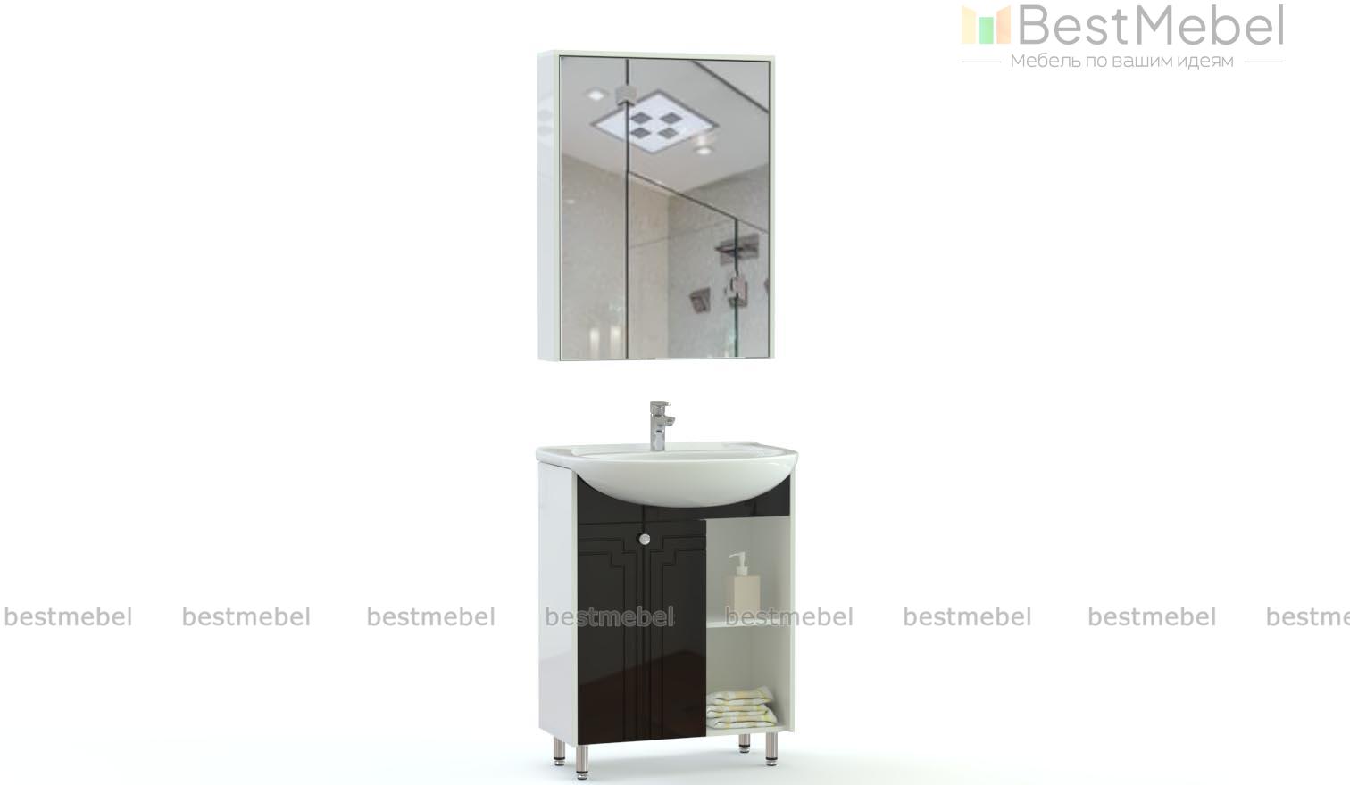 Комплект для ванной комнаты Хьюстон 3 BMS - Фото
