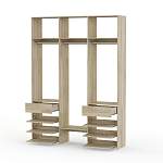 Стеллаж для одежды Мирта 91 BMS - Фото 2