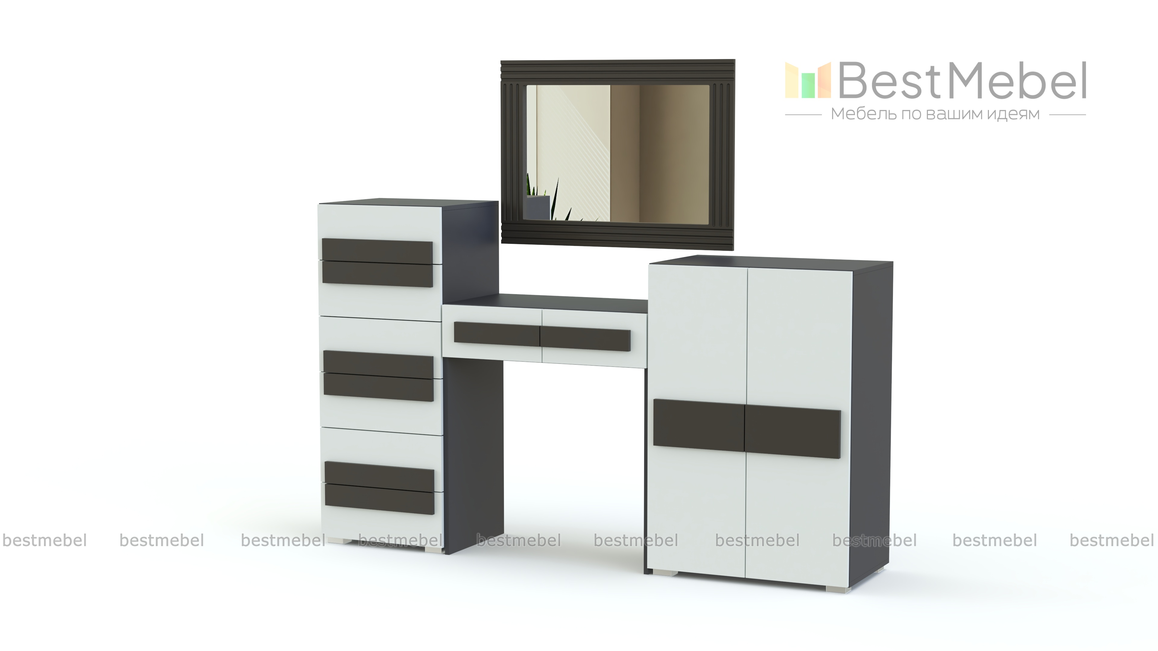 Туалетный стол Пресли 1 BMS