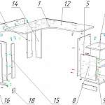 Схема сборки Игровой стол Робеспьер 5 BMS