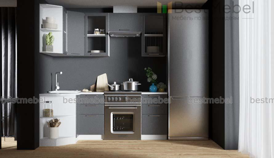 Кухня Ксения угловая 2 BMS - Фото