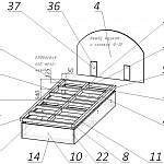 Схема сборки Кровать Ривьера подъемная BMS
