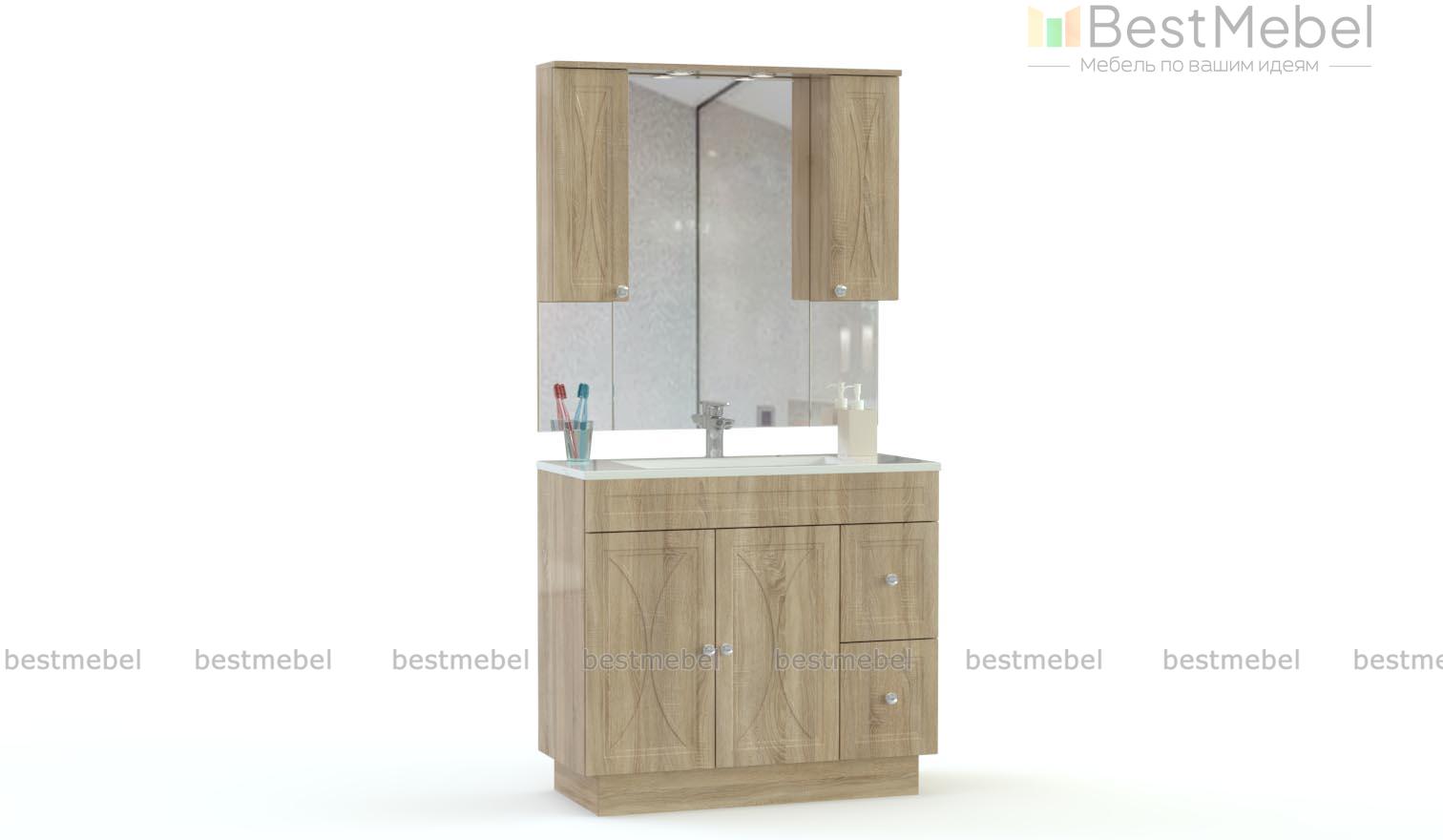 Мебель для ванной комнаты Долли 3 BMS - Фото