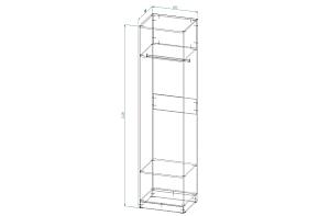 Распродажа - Гардеробная Заря 2  (600х2400х500)