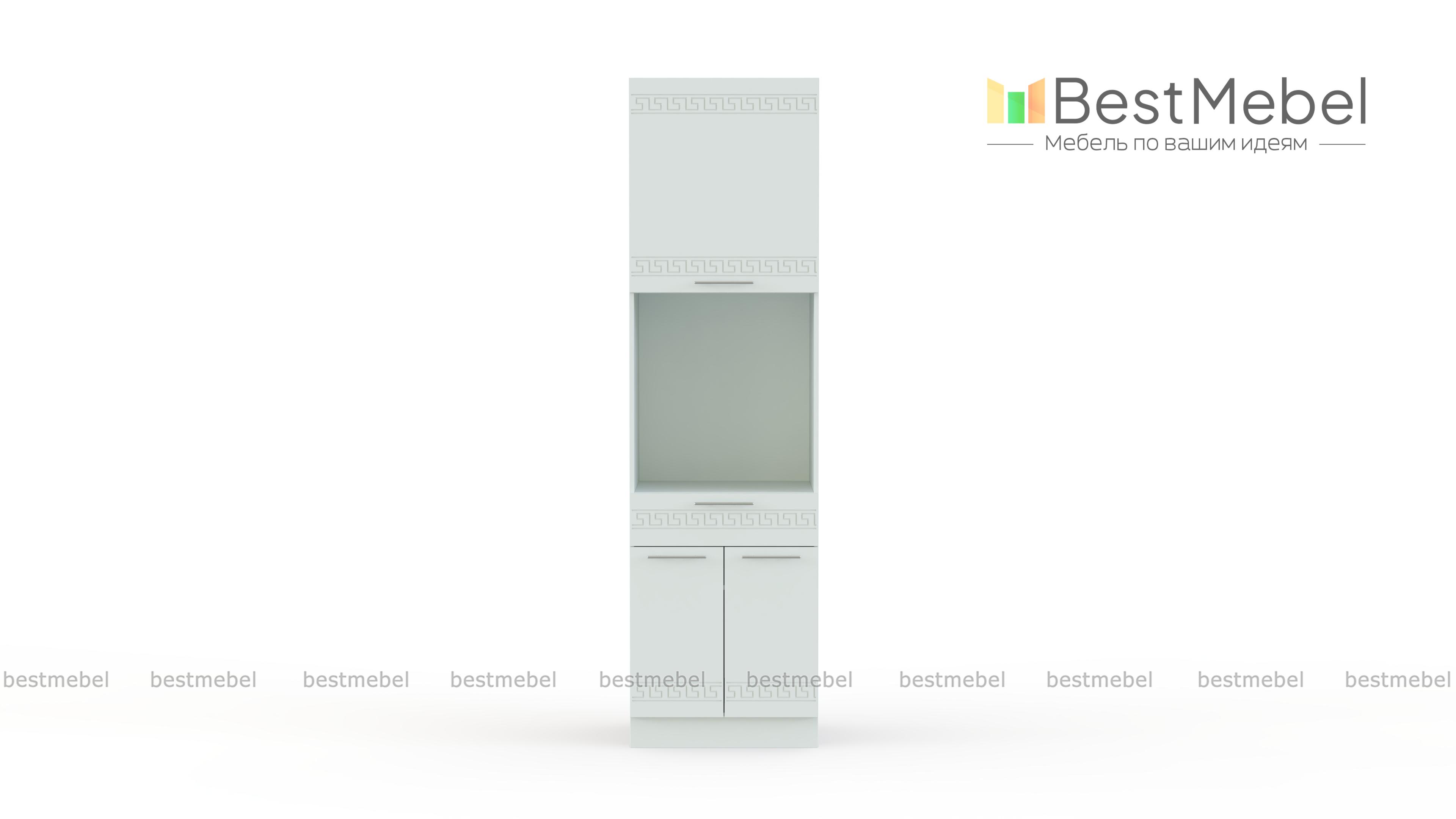 Шкаф-пенал с нишей 1 ящик  Греция BMS - Фото