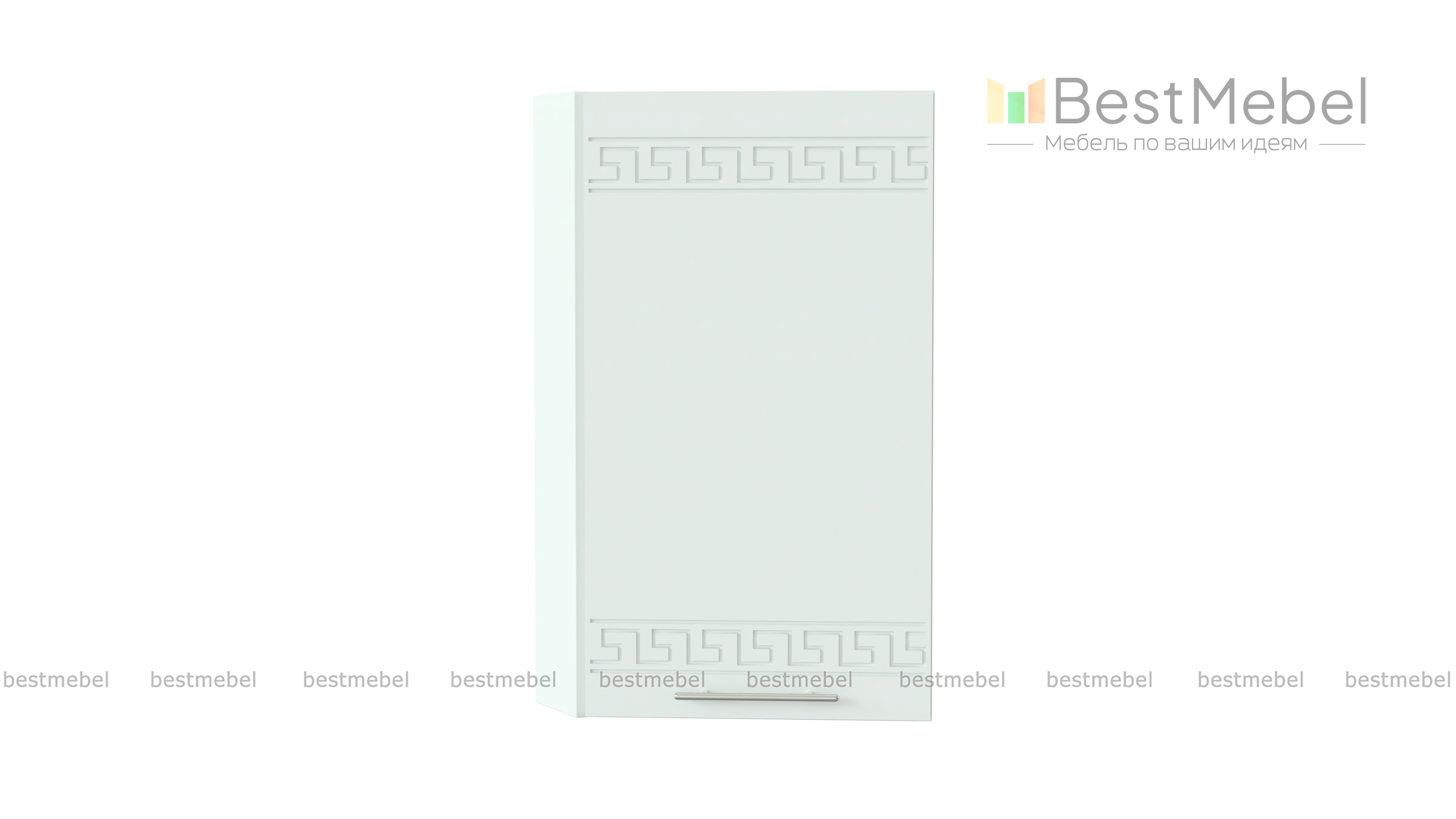 Шкаф навесной торцевой 224 Греция BMS