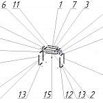 Схема сборки Столик консольный Ниагара 1 BMS