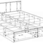 Чертеж Кровать Мартин 7 BMS