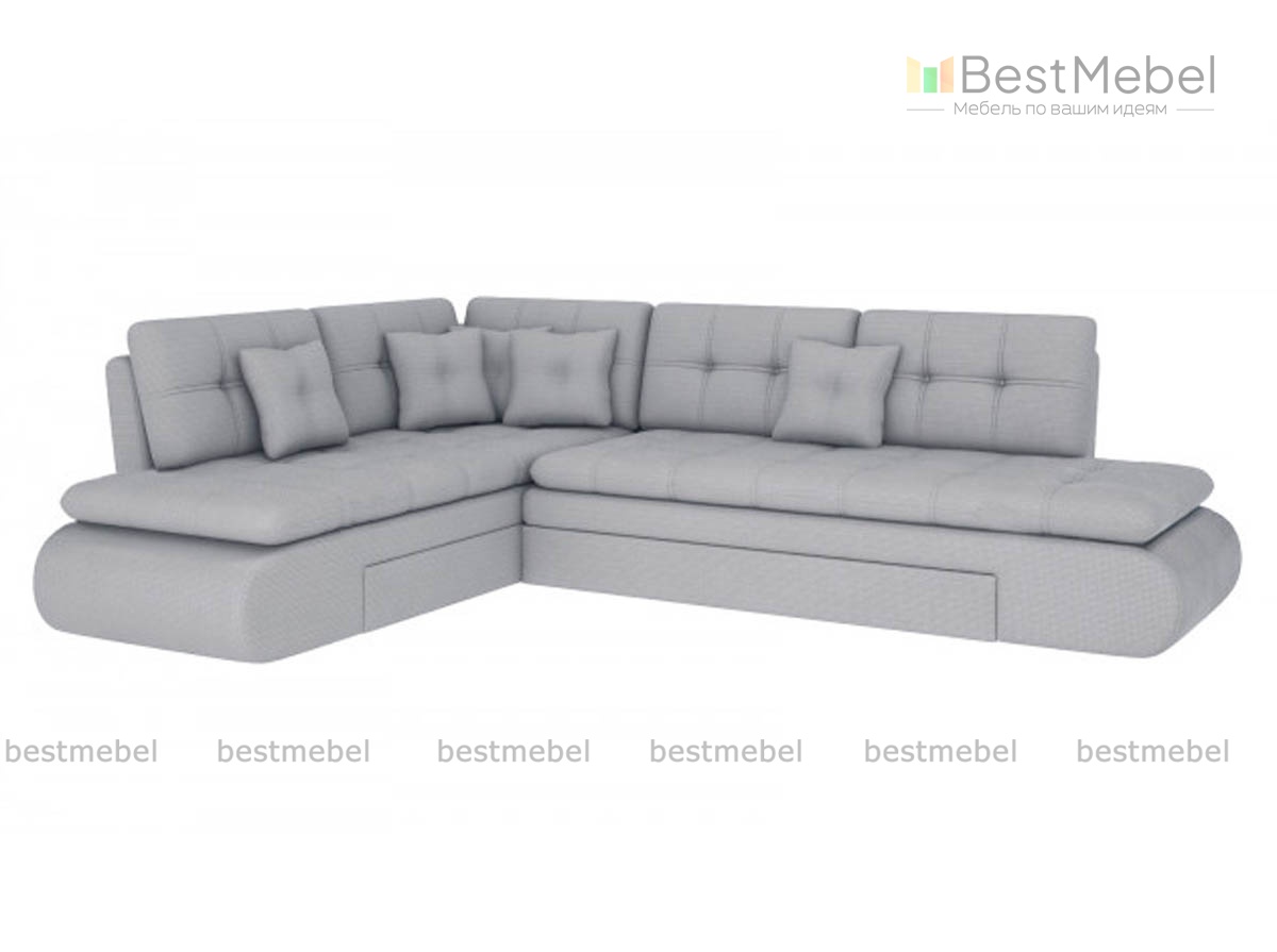 Угловой диван Степ Тайм У - 128240 р, бесплатная доставка, любые размеры
