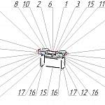 Схема сборки Консольный столик Хлоя 10 BMS