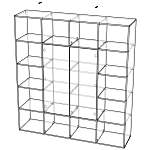 Схема сборки Стеллаж Трио 4 BMS