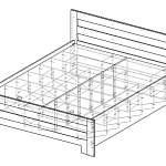 Чертеж Кровать Кармен 1 BMS