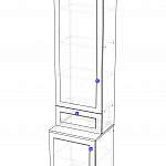 Чертеж Распашной шкаф Мини 3 BMS