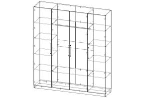 Распродажа - Распашной шкаф Вилета 4  (2200х2500х500)