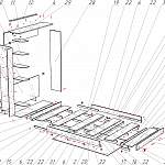 Схема сборки Шкаф-кровать с диваном Изабель-8 BMS