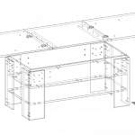 Чертеж Кофейный столик Окто 01 BMS