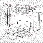 Схема сборки Шкаф-кровать трансформер Рафаэль BMS