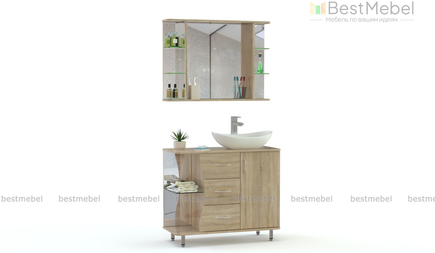 Мебель для ванной Тонни 4 BMS - Фото
